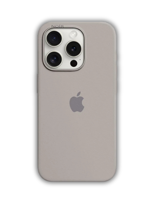 İphone Uyumlu Logolu İçi Kadifeli Lansman Silikon Kılıf Taş