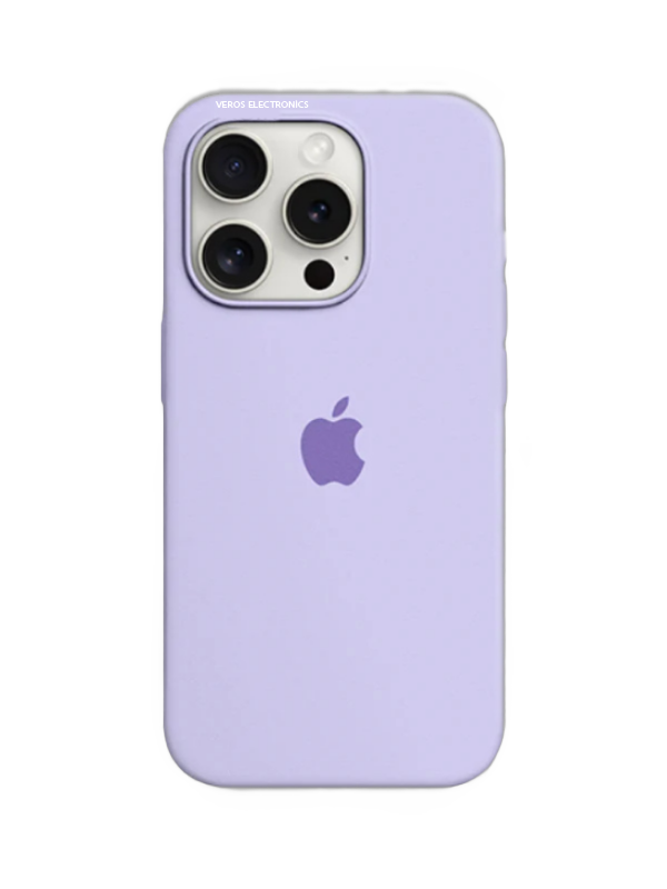 İphone Uyumlu Logolu İçi Kadifeli Lansman Silikon Kılıf Lila